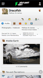Mobile Screenshot of dracofish.deviantart.com