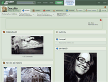 Tablet Screenshot of dracofish.deviantart.com