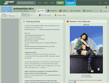 Tablet Screenshot of animeartists-da.deviantart.com