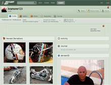 Tablet Screenshot of kramone123.deviantart.com