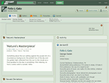Tablet Screenshot of felix-l-gato.deviantart.com