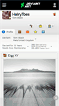 Mobile Screenshot of hairytoes.deviantart.com