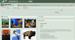 Desktop Screenshot of lucas-world.deviantart.com