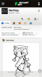 Mobile Screenshot of nerhiza.deviantart.com