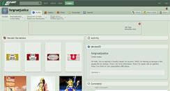 Desktop Screenshot of forgreatjustice.deviantart.com