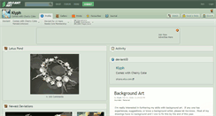 Desktop Screenshot of klyph.deviantart.com