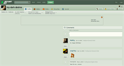 Desktop Screenshot of my-dark-desires.deviantart.com