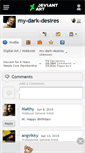Mobile Screenshot of my-dark-desires.deviantart.com