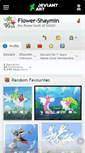 Mobile Screenshot of flower-shaymin.deviantart.com