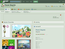 Tablet Screenshot of flower-shaymin.deviantart.com