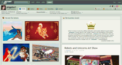 Desktop Screenshot of pinguino.deviantart.com