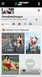 Mobile Screenshot of femdomgroup.deviantart.com