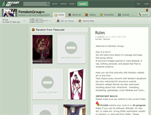 Tablet Screenshot of femdomgroup.deviantart.com