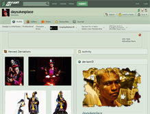 Tablet Screenshot of daysukesplace.deviantart.com