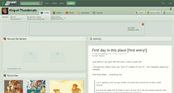 Desktop Screenshot of king-of-thundercats.deviantart.com