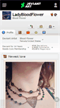Mobile Screenshot of ladybloodflower.deviantart.com