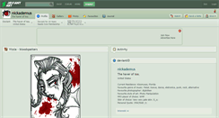 Desktop Screenshot of nickademus.deviantart.com