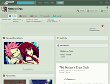 Tablet Screenshot of natsu-x-erza.deviantart.com