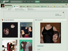 Tablet Screenshot of darkshein.deviantart.com