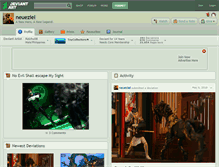 Tablet Screenshot of neueziel.deviantart.com