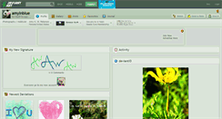 Desktop Screenshot of amyinblue.deviantart.com