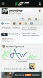 Mobile Screenshot of amyinblue.deviantart.com