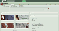 Desktop Screenshot of beautiful123.deviantart.com