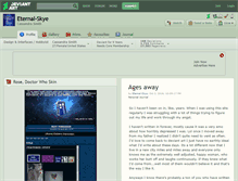 Tablet Screenshot of eternal-skye.deviantart.com