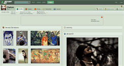 Desktop Screenshot of cheicm.deviantart.com