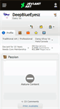 Mobile Screenshot of deepblueeyesz.deviantart.com
