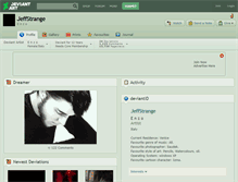 Tablet Screenshot of jeffstrange.deviantart.com