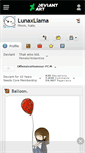 Mobile Screenshot of lunaxllama.deviantart.com
