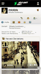 Mobile Screenshot of mickbis.deviantart.com