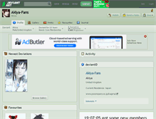 Tablet Screenshot of akiya-fans.deviantart.com
