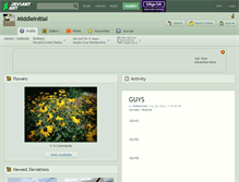 Tablet Screenshot of middleinitial.deviantart.com