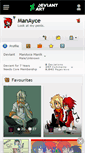 Mobile Screenshot of manayce.deviantart.com