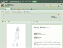 Tablet Screenshot of mario-oiram.deviantart.com