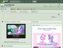 Tablet Screenshot of conorxpetunia.deviantart.com