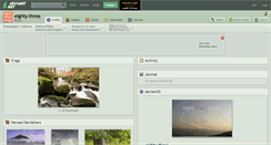 Desktop Screenshot of eighty-three.deviantart.com
