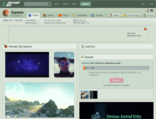Tablet Screenshot of espasse.deviantart.com
