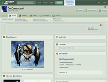 Tablet Screenshot of dotcommunist.deviantart.com