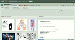 Desktop Screenshot of kimimaru150.deviantart.com
