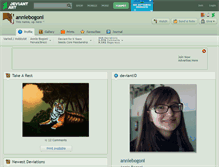 Tablet Screenshot of anniebogoni.deviantart.com