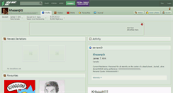 Desktop Screenshot of khaaanplz.deviantart.com