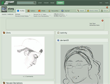 Tablet Screenshot of elorg.deviantart.com