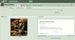 Desktop Screenshot of bellatrixdenoone.deviantart.com