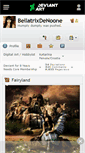 Mobile Screenshot of bellatrixdenoone.deviantart.com