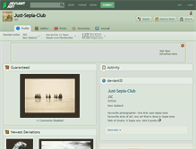 Tablet Screenshot of just-sepia-club.deviantart.com