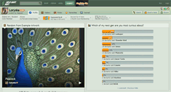 Desktop Screenshot of loryska.deviantart.com