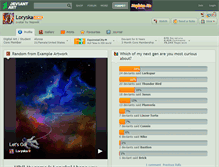 Tablet Screenshot of loryska.deviantart.com